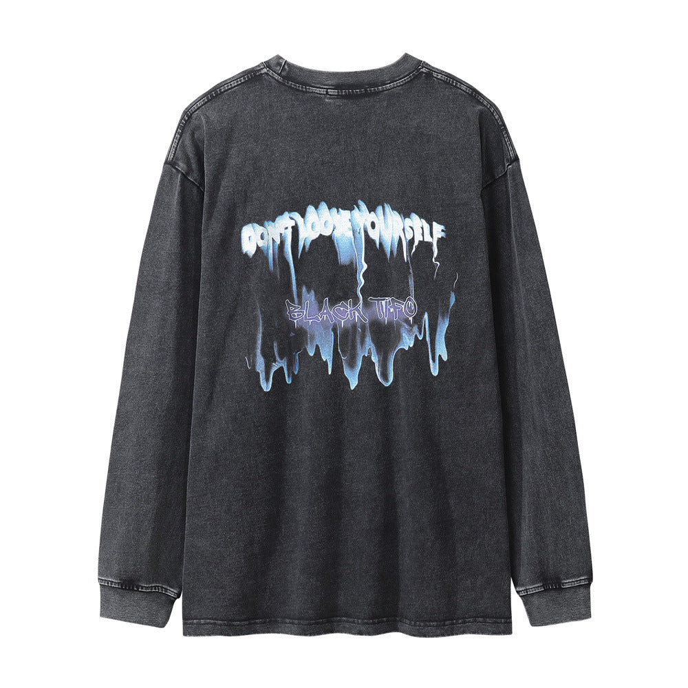 Men's Casual Loose Round Neck Top