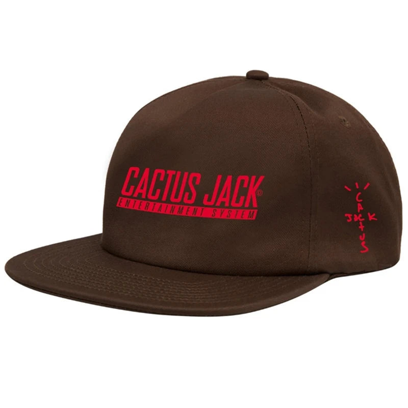 Cactus Jack Snapback Cap Cotton Embroidery Baseball Cap Men Women Adjustable Hip Hop Dad Hat Bone Hats