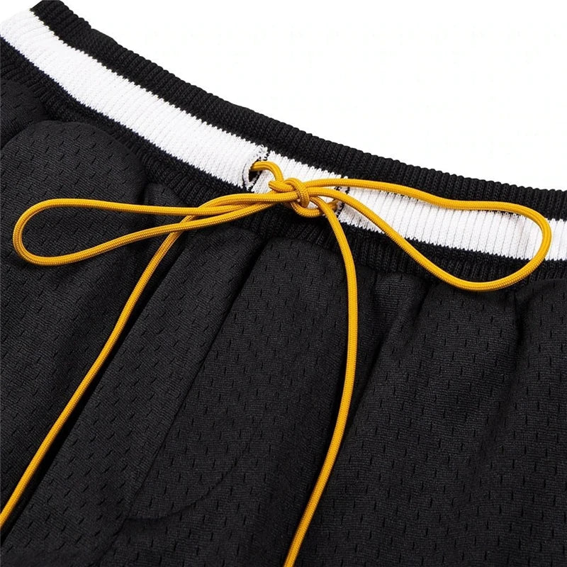 Men Women Casual Mesh Track Breathable 2022ss RHUDE Elastic Waist Drawstring Shorts