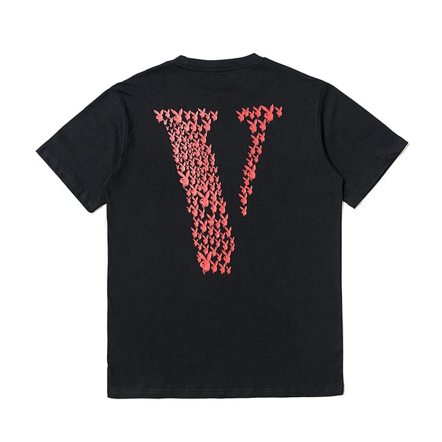 Men T Shirt 100% Cotton Original Brand Streetwear Women's T-shirt USA Summer Short Sleeve Harajuku Hip Hop Tshirt Vlone