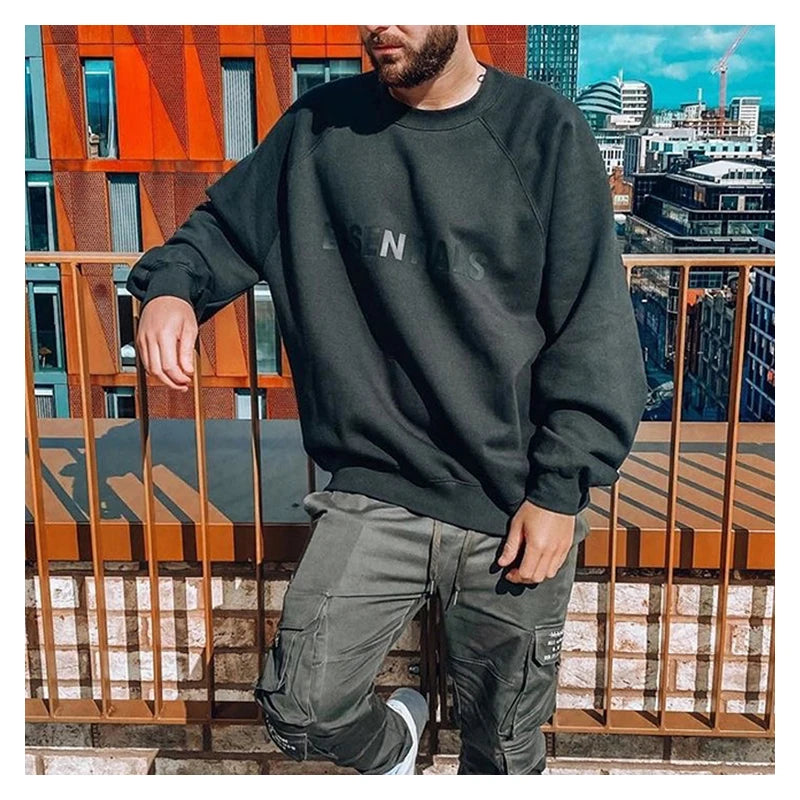 New Women ESSENTIALS Oversized Best Quality Fashion Sweatshirt Kanye West Hip Hop 100% Pure Cotton Men Clothing 1977 Tracksuit