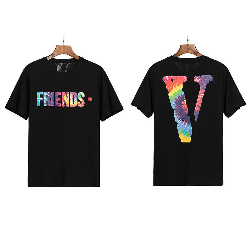 VLONE Men T Shirt 100% Cotton Original Brand Streetwear Women's T-shirt USA Summer Short Sleeve Harajuku Hip Hop Tshirt Vlone