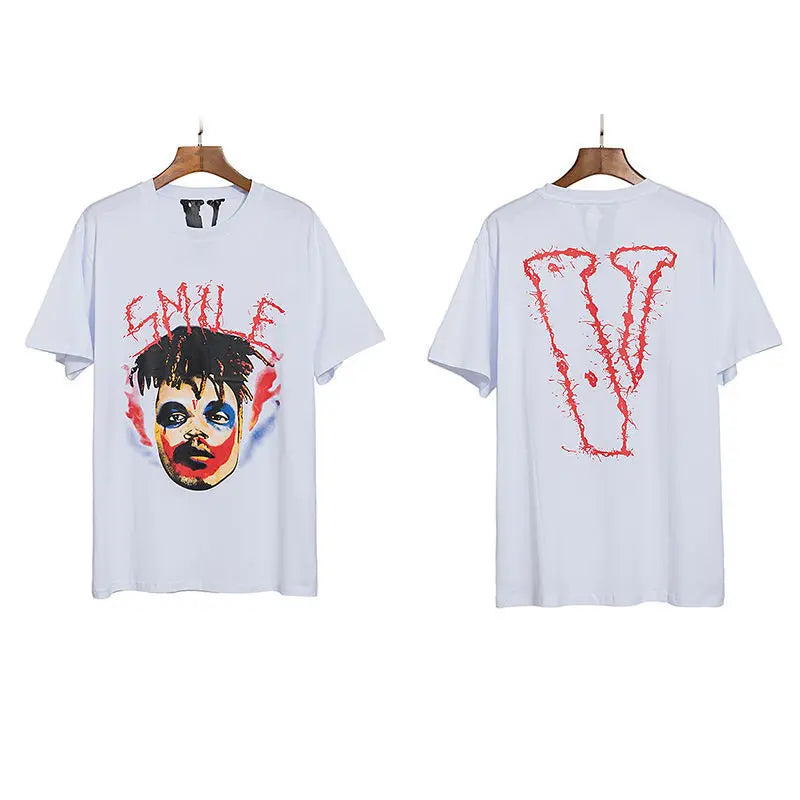 Men T Shirt 100% Cotton Original Brand Streetwear Women's T-shirt USA Summer Short Sleeve Harajuku Hip Hop Tshirt Vlone