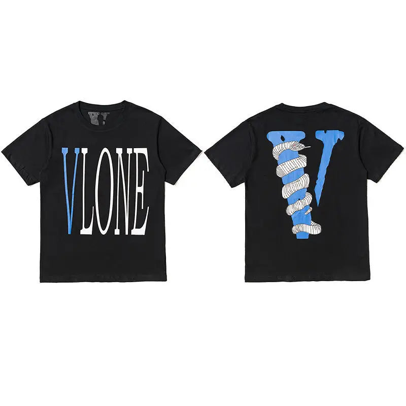 Men T Shirt 100% Cotton Original Brand Streetwear Women's T-shirt USA Summer Short Sleeve Harajuku Hip Hop Tshirt Vlone