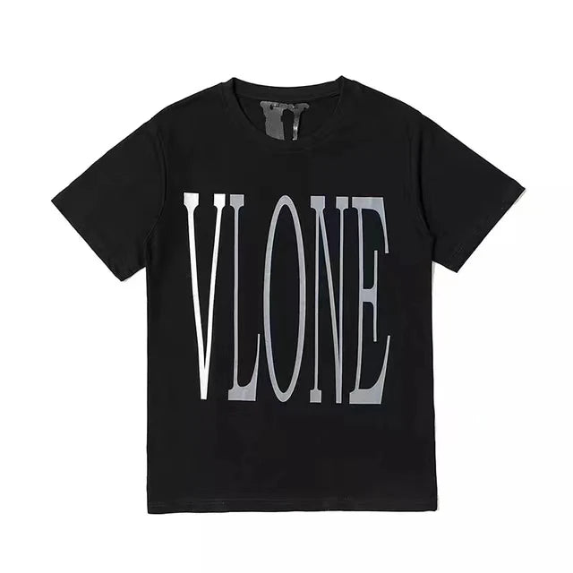 VLONE Men T Shirt 100% Cotton Original Brand Streetwear Women's T-shirt USA Summer Short Sleeve Harajuku Hip Hop Tshirt Vlone