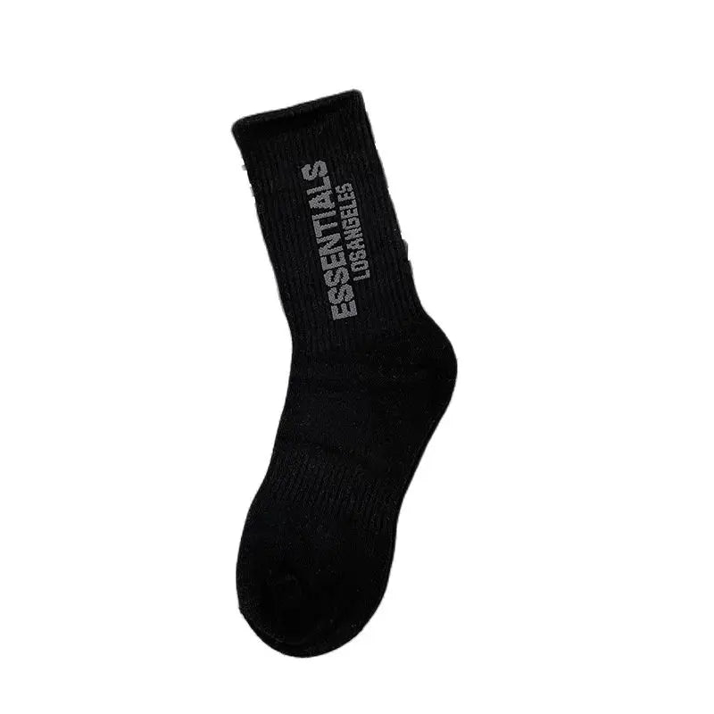 essentials Socks Men Sports Breathable Socks Long Tube Cotton Socks Skateboard Casual Men and Women Couples Fashion Hip-hop