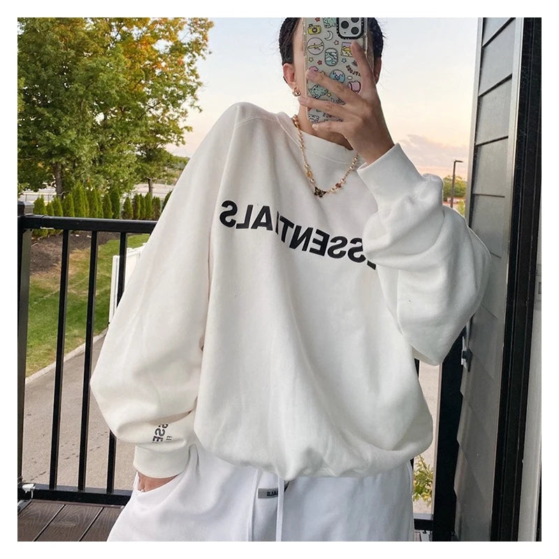 New Women ESSENTIALS Oversized Best Quality Fashion Sweatshirt Kanye West Hip Hop 100% Pure Cotton Men Clothing 1977 Tracksuit