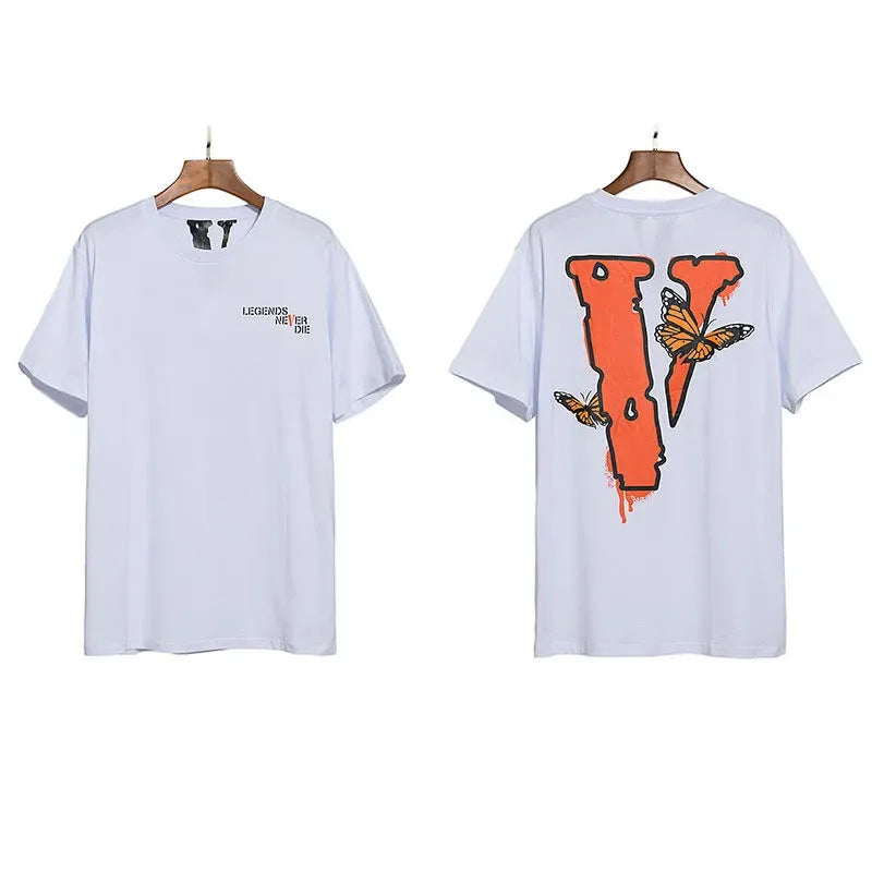 Men T Shirt 100% Cotton Original Brand Streetwear Women's T-shirt USA Summer Short Sleeve Harajuku Hip Hop Tshirt Vlone