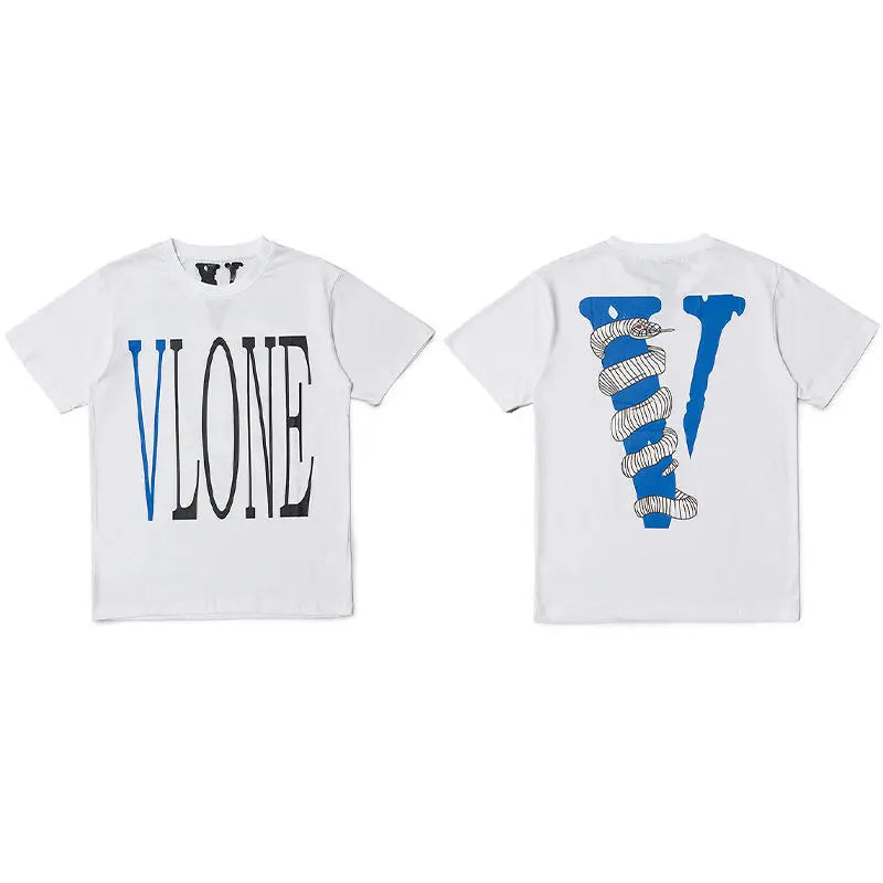 Men T Shirt 100% Cotton Original Brand Streetwear Women's T-shirt USA Summer Short Sleeve Harajuku Hip Hop Tshirt Vlone