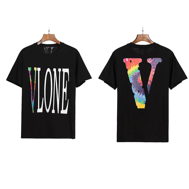 Men T Shirt 100% Cotton Original Brand Streetwear Women's T-shirt USA Summer Short Sleeve Harajuku Hip Hop Tshirt Vlone