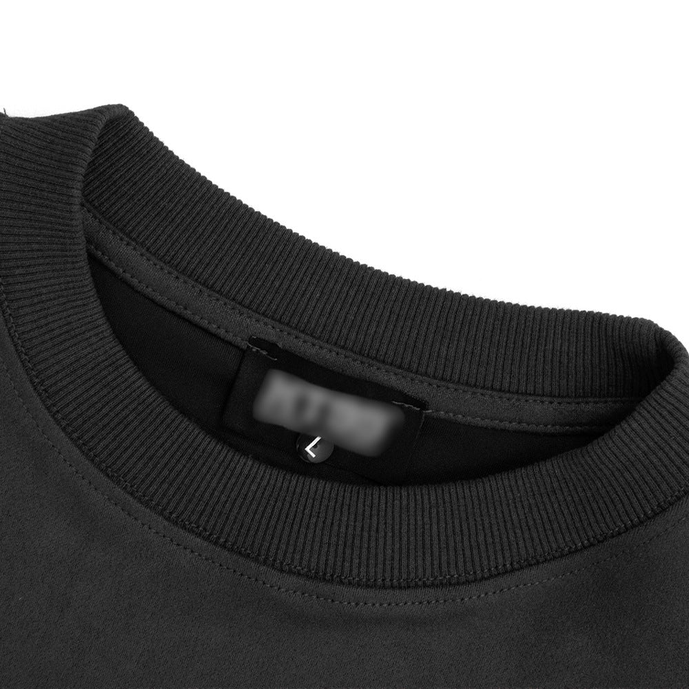 Men's Undershirt Simple Round Neck Top