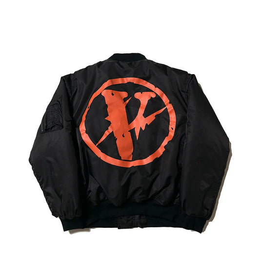 vlone Men women Hip Hop Parka Skull Jacket Streetwear Little Devil Designer Padded Jacket Coat Harajuku Winter Outwear