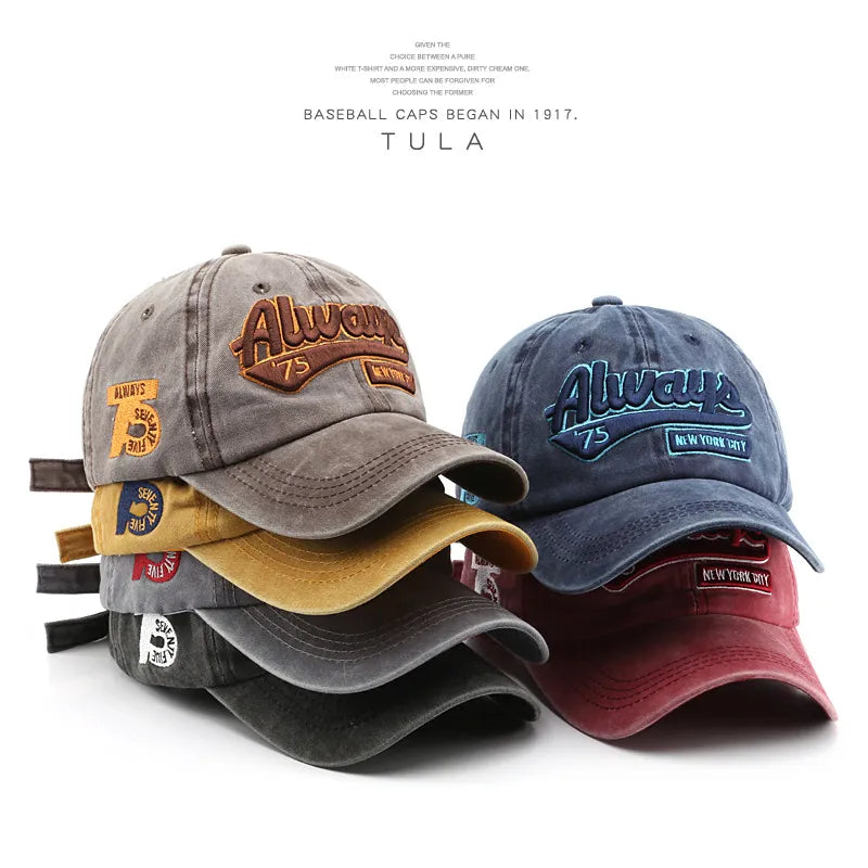 Spring Cotton Baseball Caps Winter Hat Hip Hop Fitted Caps Men Women Outdoor Autumn Summer Casual Multicolor